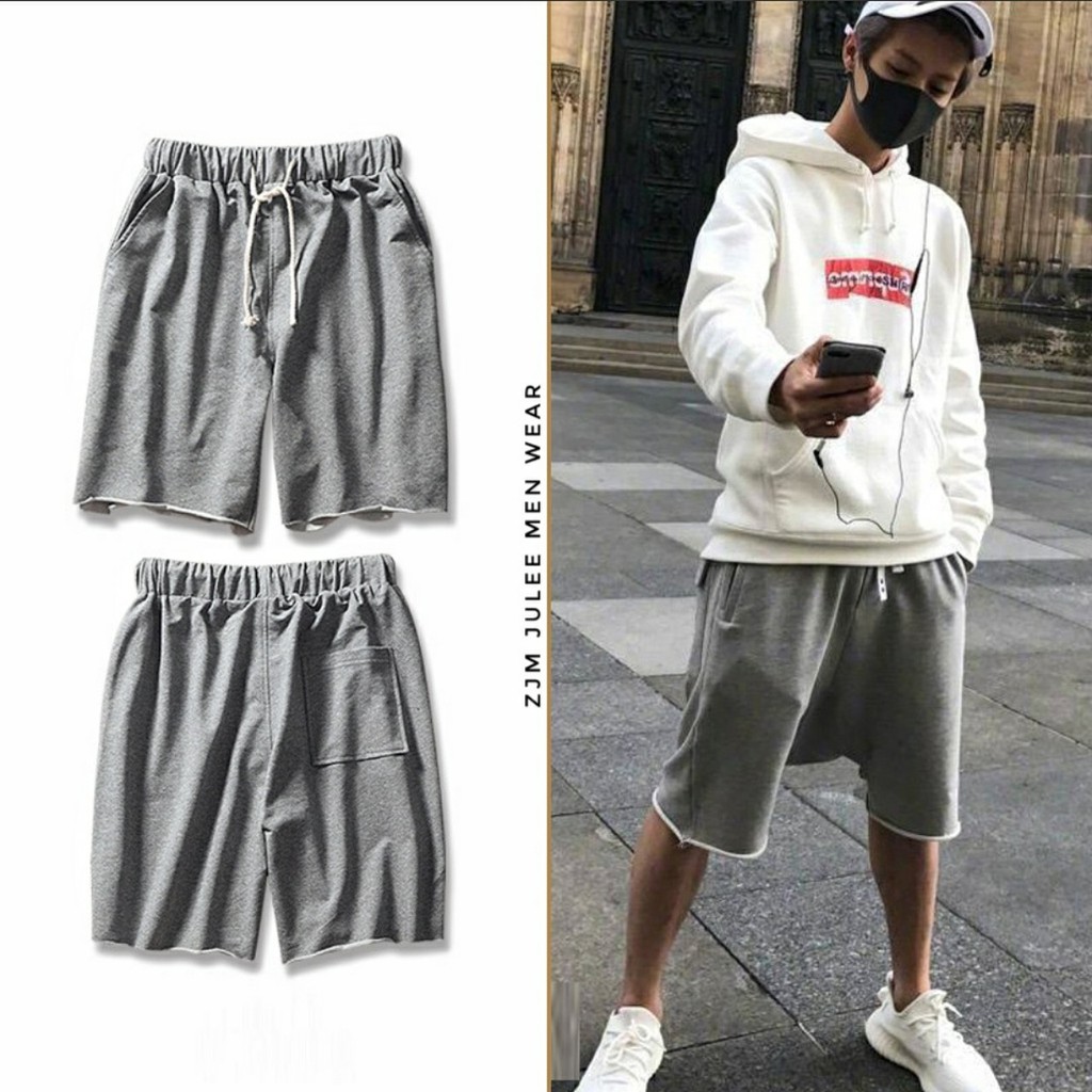 Quần short nam chất cotton 2021 - quần thun cao cấp unisex