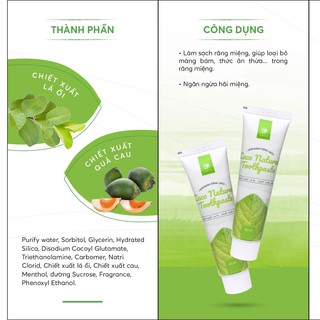 Kem đánh răng hữu cơ Laco vị ổi