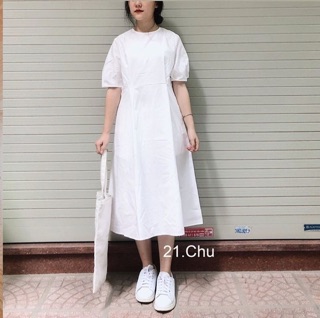 Váy trơn dáng dài