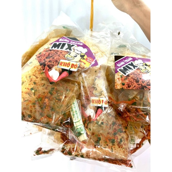 Bánh Tráng Mix Vị Khô Bò - 1 Bịch [FREE SHIP]TỪ ĐƠN 50K, [Loại Đặc Biệt]