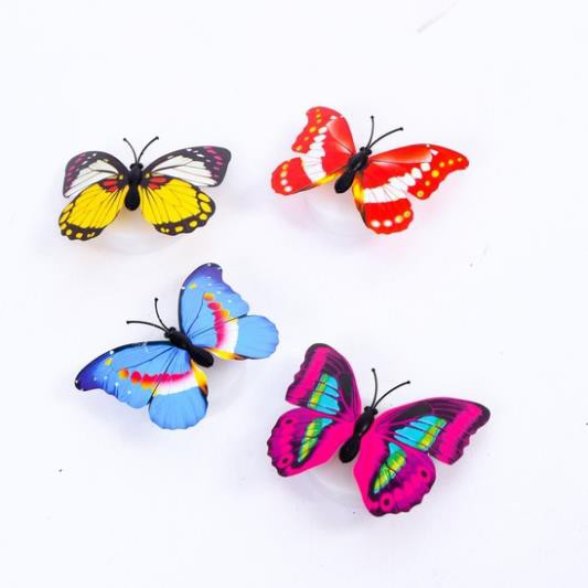 [XẢ KHO_FREESHIP] Đèn led dán tường hình con bướm dạ quang (DLB01)