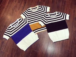 Áo len kẻ Zara