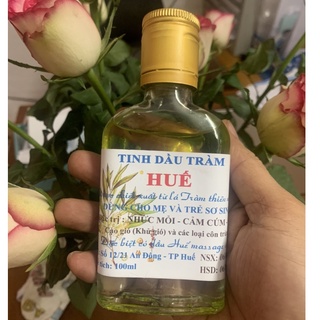 5 chai - Tinh dầu tràm Huế nguyên chất 100ml Chai đẹp