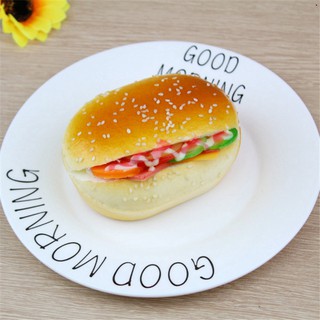 Đồ Chơi Xốp Squishy Giảm Stress Hình Bánh Hamburger Dễ Thương Cho Bé