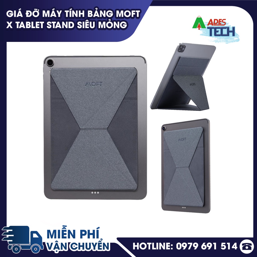 Giá Đỡ Máy Tính Bảng MOFT X Tablet Stand Siêu Mỏng, 6 Góc Độ Dễ Dàng Thay Đổi