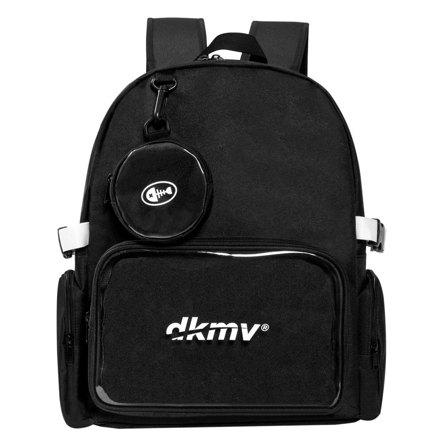 Balo đi học nữ màu đen Don't Kill My Vibe , Balo nữ thời trang | DKMV Mini Pocket Backpack