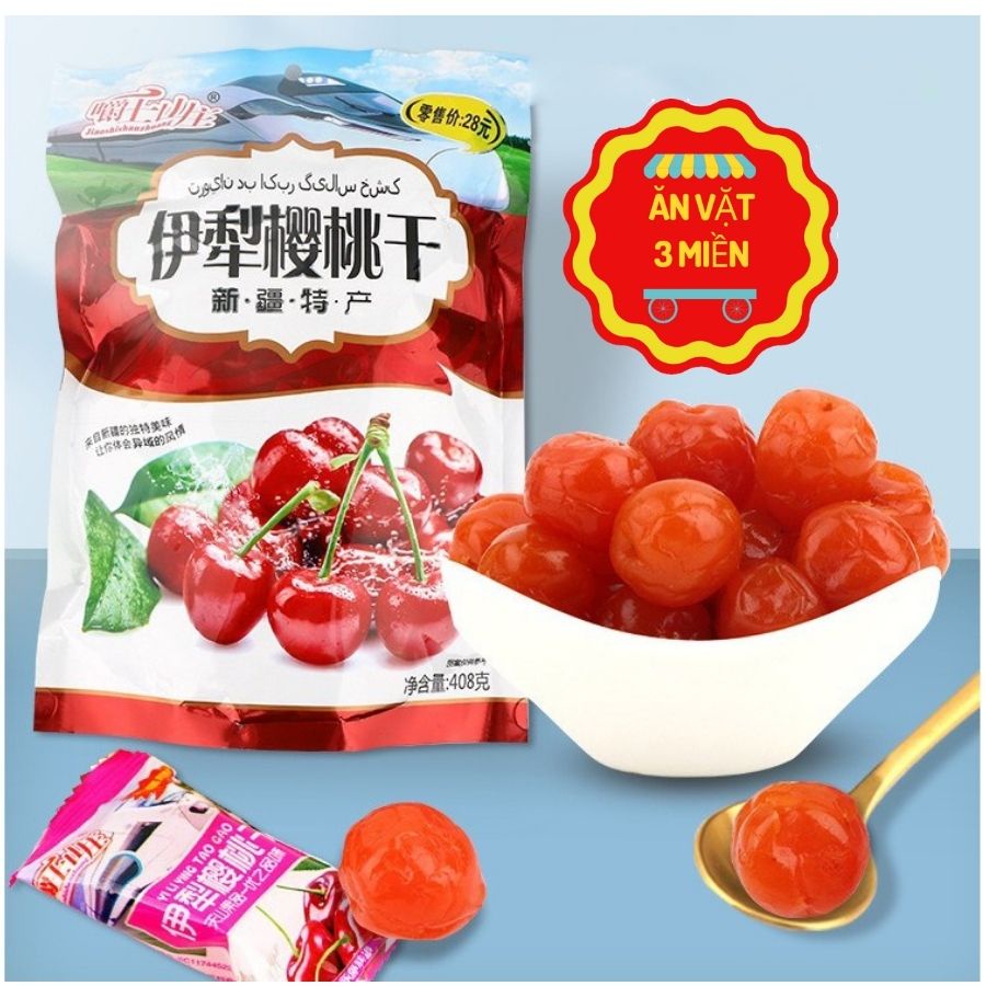 Ô mai Việt Quất, Cherry gói 400g