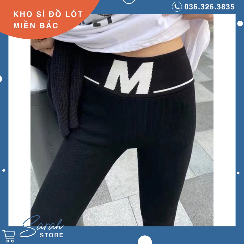 Quần Nữ Dài Chất Đẹp Mùa Thu Đông, Quần Legging Chữ M Mẫu Mới