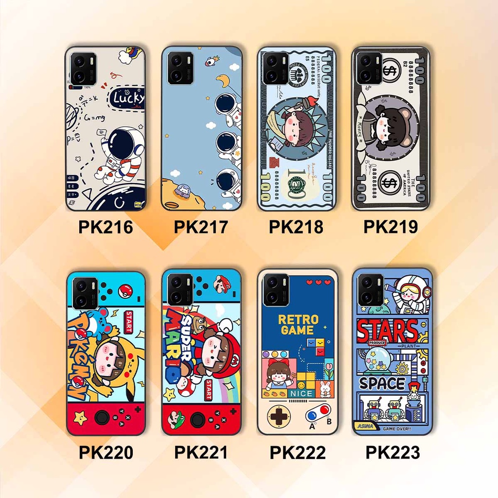 Ốp lưng Vivo Y15S hình phi hành gia, roro jump, điện tử dễ thương - Giá rẻ tốt nhất