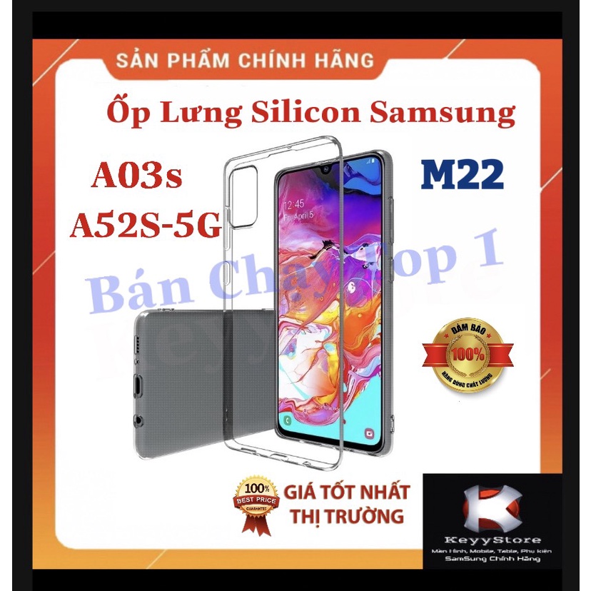 Ốp lưng silicon trong Samsung A04S A04 A03 A13 A23 A33 A53 A03S M22 A52s 5G S21 FE Bảo Vệ Máy Chống Va Đập Bán chạy