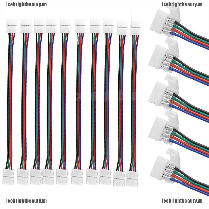 1 Dây Cáp Nối 4 Chấu 10mm Cho Đèn LED SMD 5050 RGB