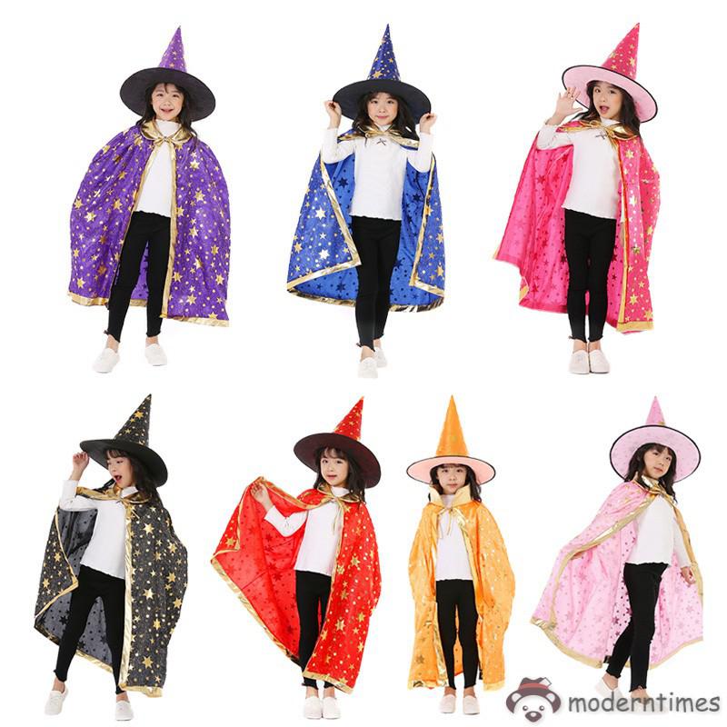 Bộ trang phục hóa trang phù thủy dự tiệc halloween dành cho BÉ.