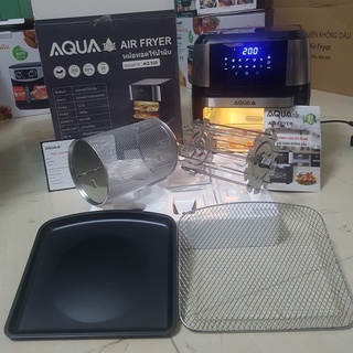 Nồi chiên không dầu TOMOKO Nhật Bản DUNG TÍCH SIÊU LỚN 12L Màn hình CẢM ỨNG, Lồng quay, Tầng nướng - BH 12 THÁNG