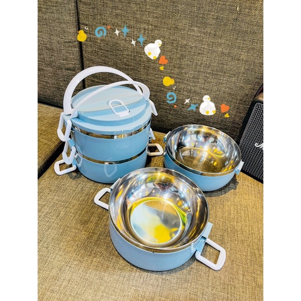 Cặp lồng cơm - Cà mên 4 tầng lúa mạch(4 TẦNG - LÚA MẠCH)
