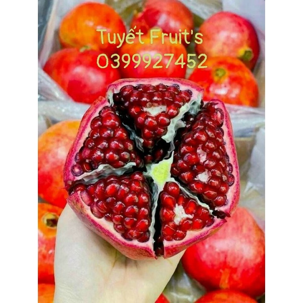 LỰU ĐỎ PERU (thùng 5-7 trái 3-3,8kg - Nhập Khẩu )