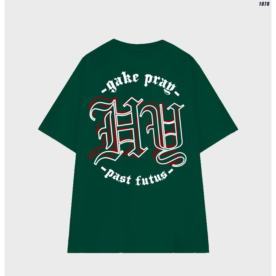 Áo phông tay lỡ form rộng nam nữ unisex HY Gake Prag 1078