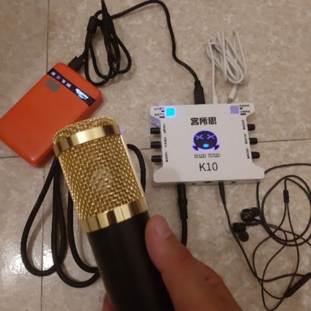 COMBO K10+BM900 Full Phụ Kiện Tai Nghe sđt 0869956593