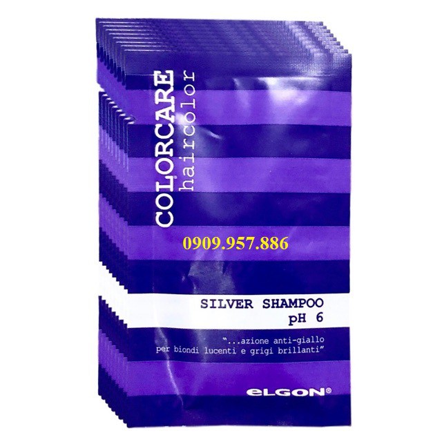 【Chính Hãng】【Siêu Rẻ】Combo 2 gói Gội Xả Tím Elgon Giúp Khử Vàng Giữ Màu Siêu Bền Cho Tóc Nhuộm Màu Thời Trang
