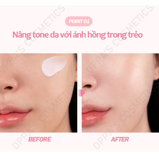 Kem chống nắng nâng tone ESPOIR WATER SPLASH CICA TONE UP CREAM SPF50+ PA+++