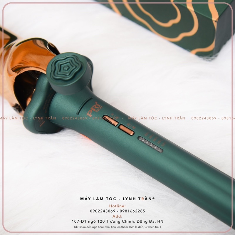 Máy uốn xoăn ion siêu sóng 40mm Pritech®