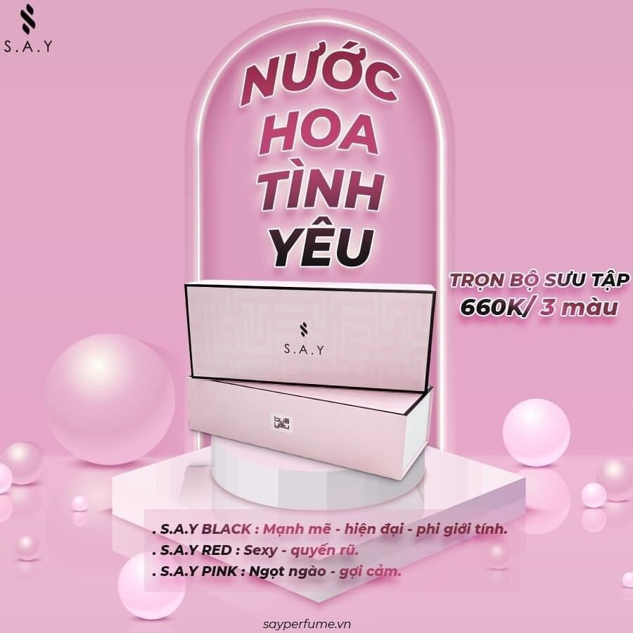 Nước hoa vùng kính S.A.Y hải âu việt- chính hãng 100%