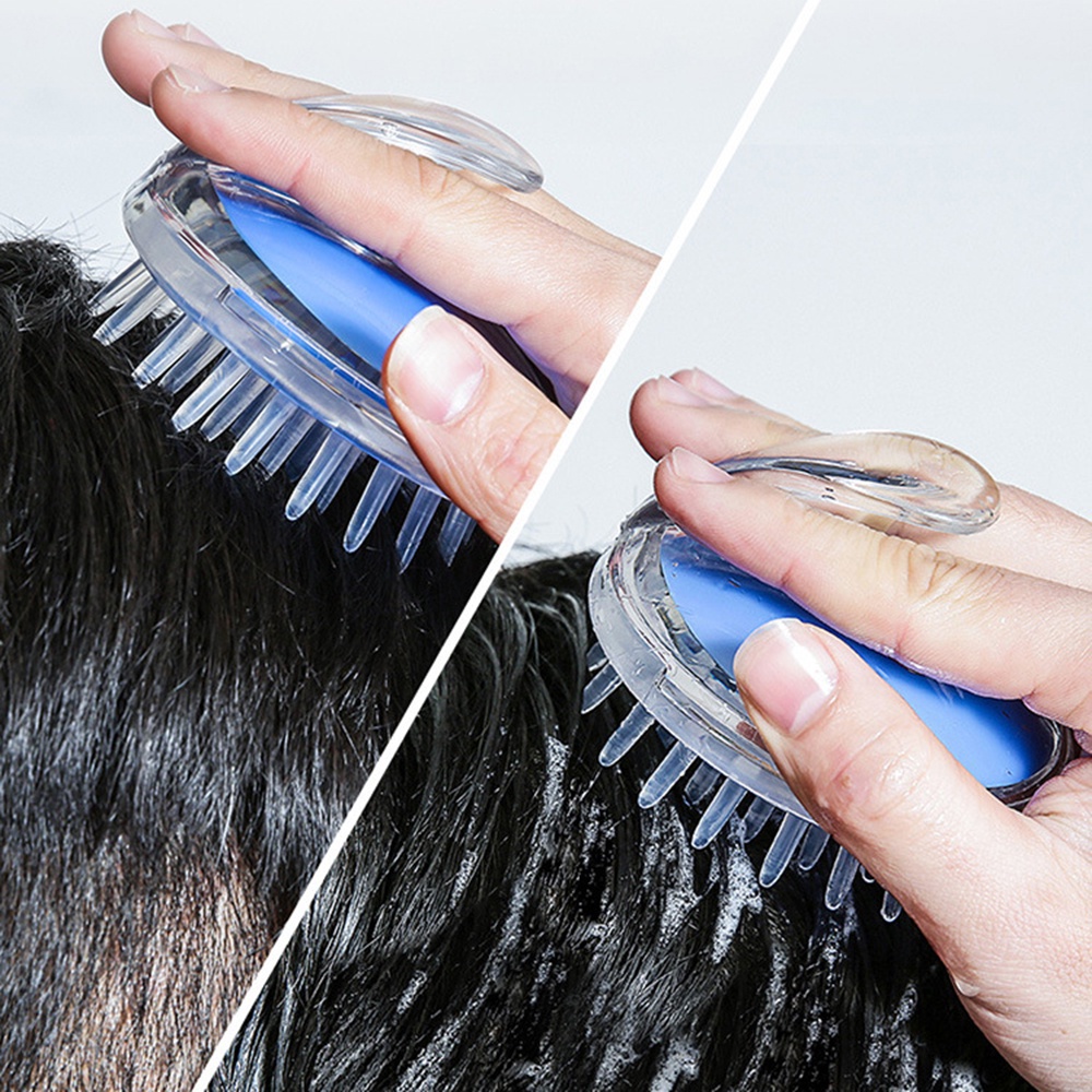 [Hàng mới về] Lược gội đầu mát xa da đầu bằng silicon nhiều màu tùy chọn