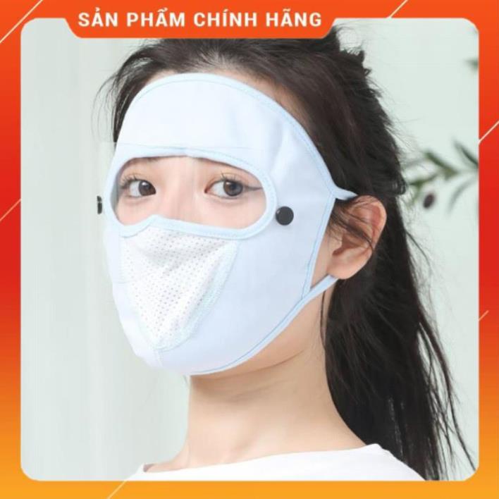 Khẩu Trang Ninja Chống Tia UV Có Kính Chắn Bụi
