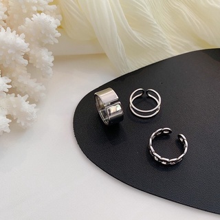 Set 3 nhẫn cá tính phong cách
