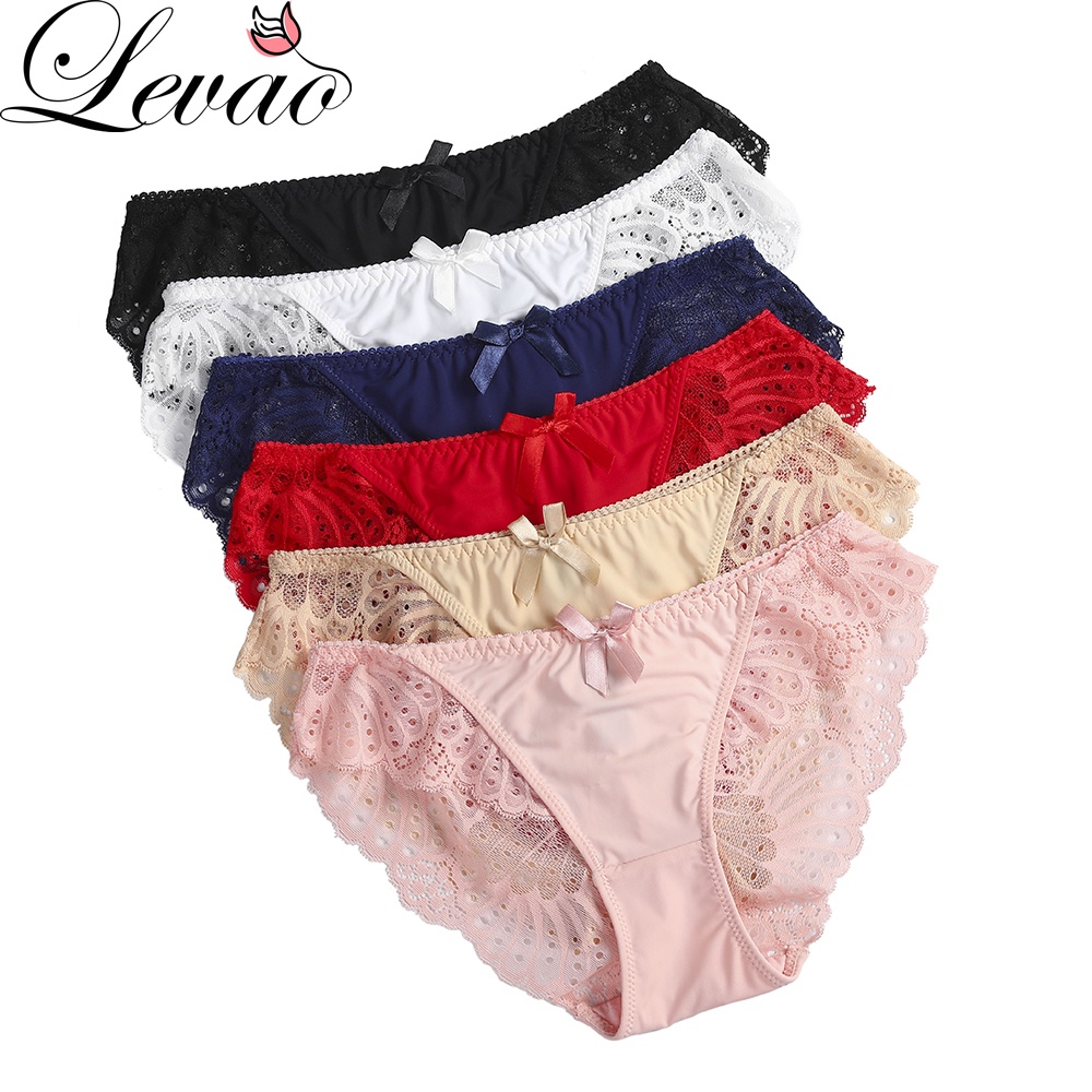 Quần lót Levao chất liệu lụa mát thoáng khí có size ngoại cỡ cho nữ