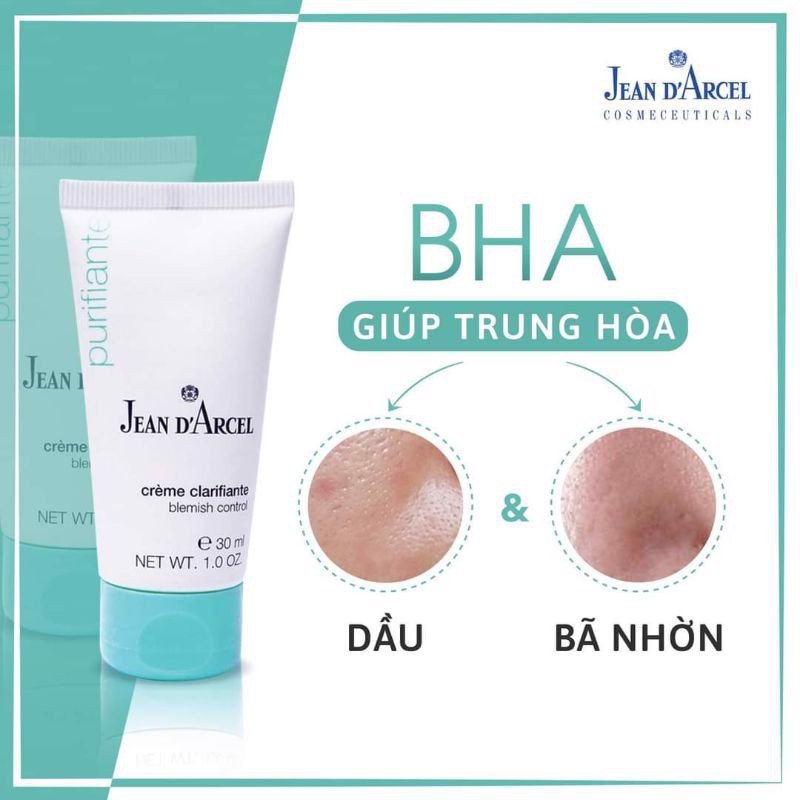Jean D'Arcel Blemish Control 30ml - Kem Làm Giảm Mụn Nhanh BÁC SĨ NGHĨA