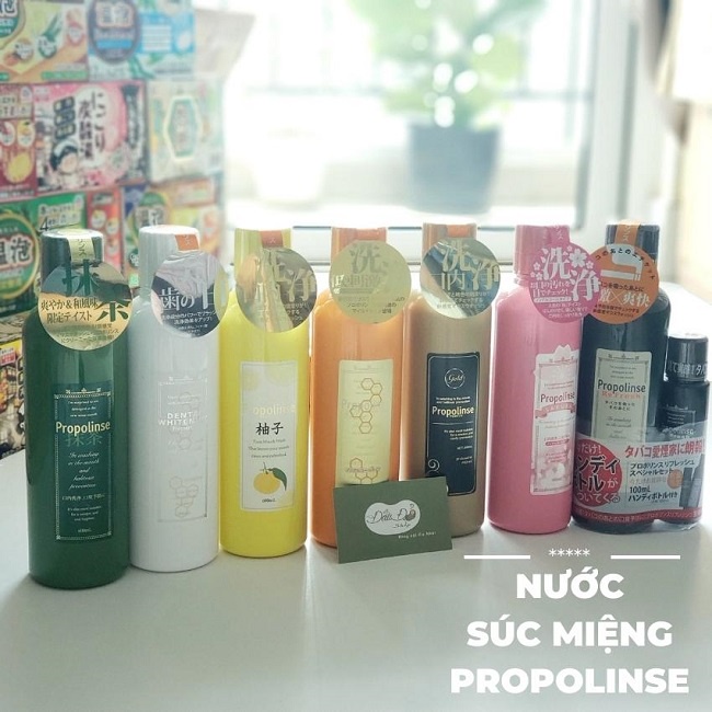 [FREESHIP - NHIỀU MÙI] nước súc miệng Propolinse 600ml - sạch khuẩn, trắng răng, bong mảng bám - hàng nội địa Nhật
