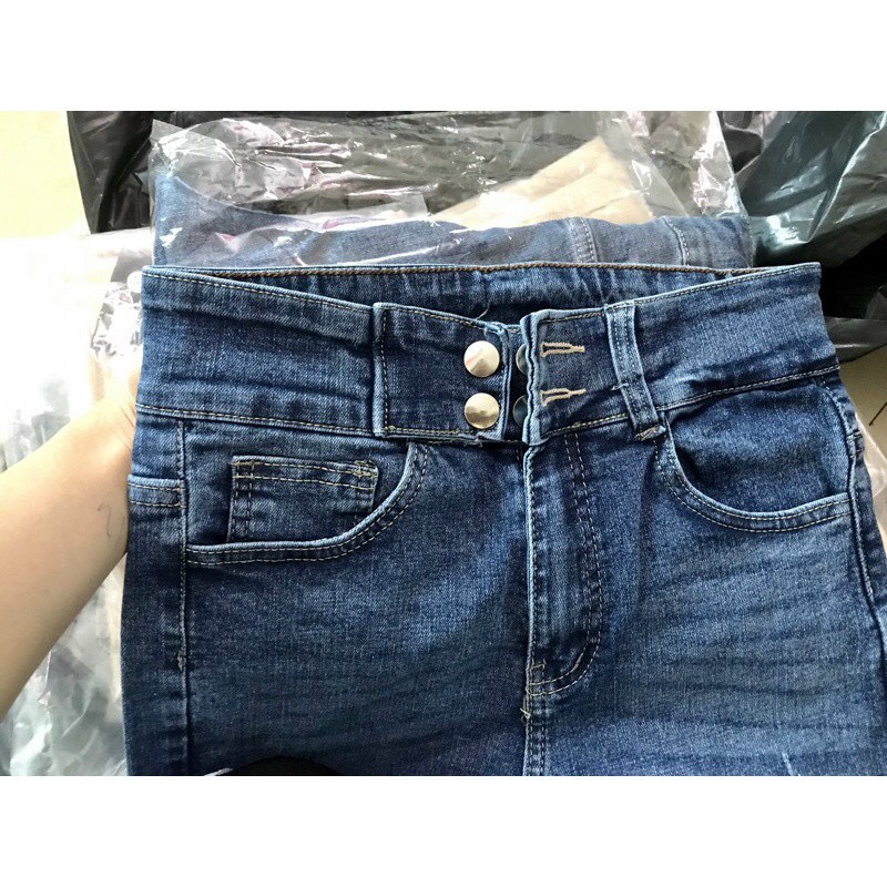 Quần bò nữ  jeans 4 khuy dáng ôm hàng đẹp ( Mã QB4K- 180)