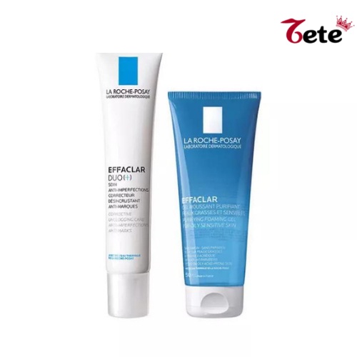 Set Giảm Mụn La Roche-Posay - Mua Giảm Mụn Duo+ (40ml) tặng Sữa Rửa Mặt Effaclar (50ml) [CHÍNH HÃNG]