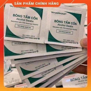 1K 1miếng gạc tẩm cồn sát trùng y tế