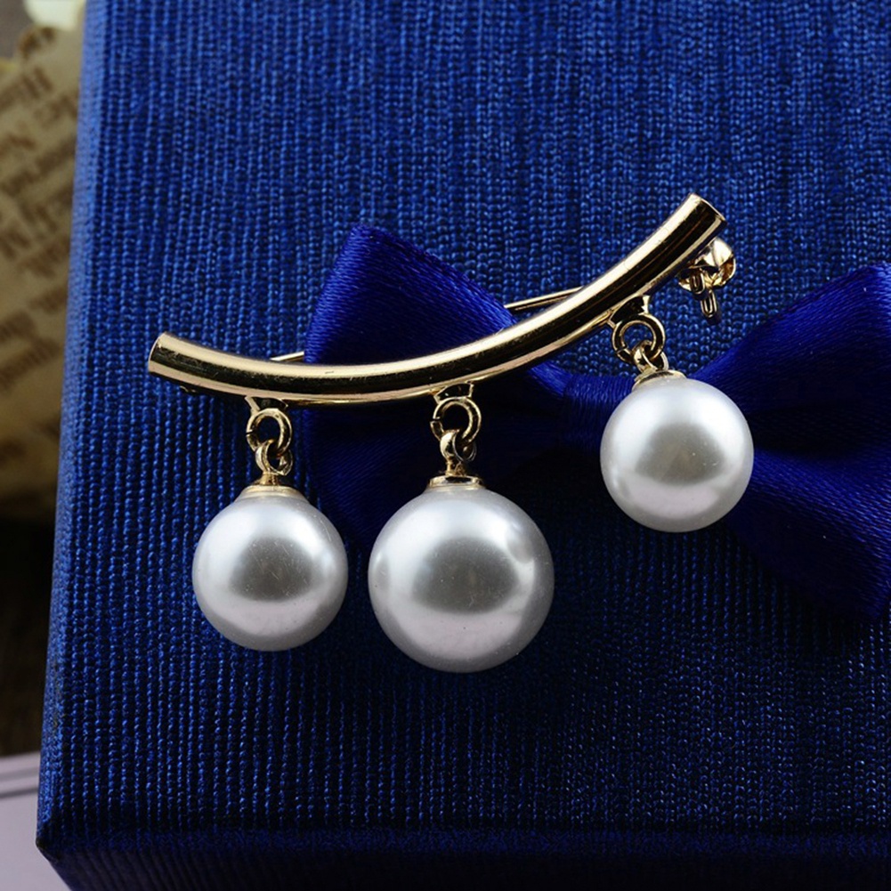 Ghim Cài Áo Đính Ngọc Trai Nhân Tạo Thời Trang