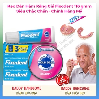 Keo Dán Hàm Răng Giả Hàm Cố Định Fixodent Original 68g