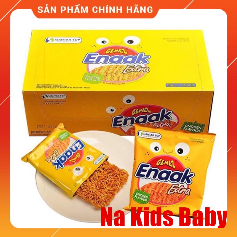  Snack mì tôm trẻ em Enaak vàng vị gà 30g
