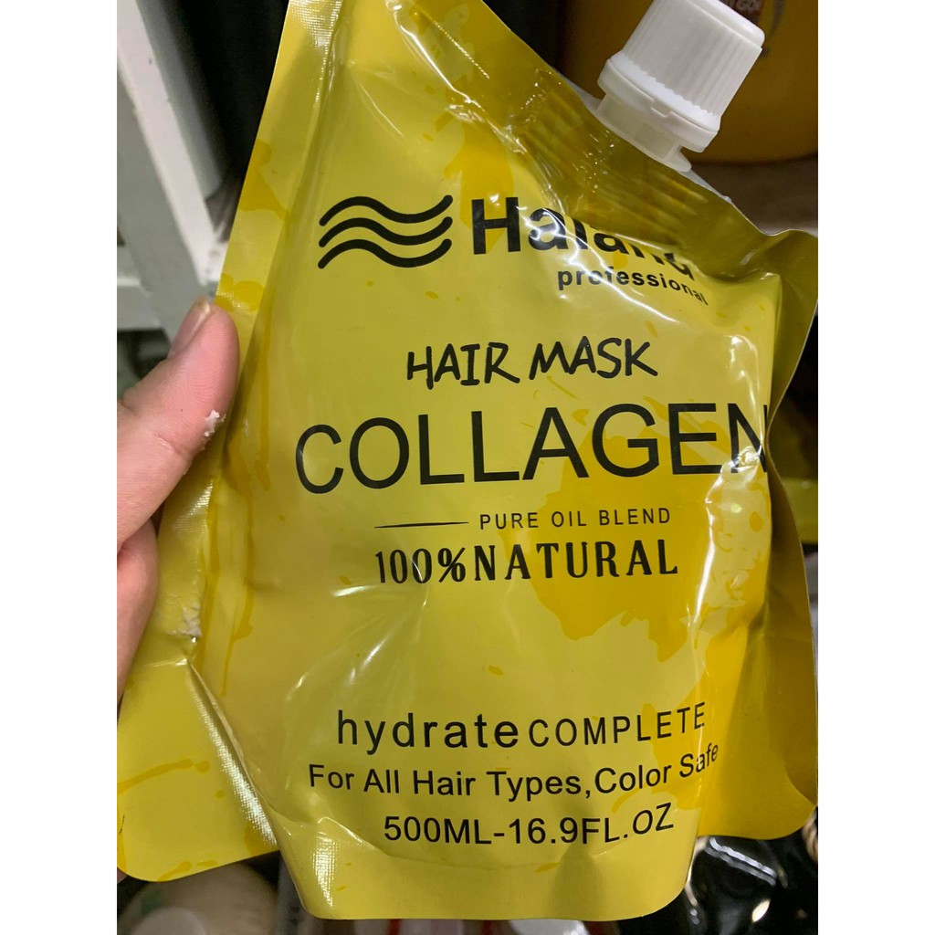 Mặt nạ hấp phục hồi tóc collagen HALAND 500ml