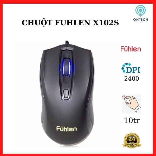  Chuột chơi game Fuhlen X102s Chính hãng