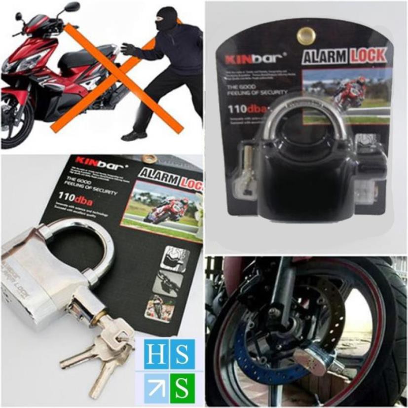 Khóa chống trộm báo động có còi hú báo động Alarm Lock