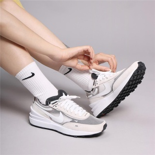 Giày Nike Waffle One Grey White🔴Hàng Chính Hãng🔴 Giày Sneaker Thể Thao Nike Waffle One Màu Xám - Simple Sneaker