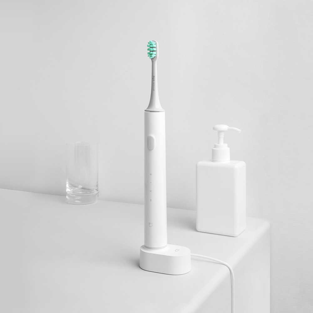 Bàn chải đánh răng điện thông minh & Đầu chải thay thế Xiaomi Mijia Ultrasonic T500 kết nối app Mihome - Minh Tín Shop