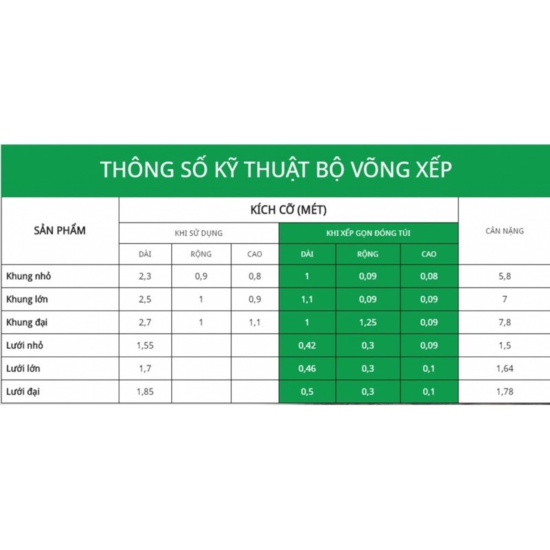 Võng xếp Duy Lợi