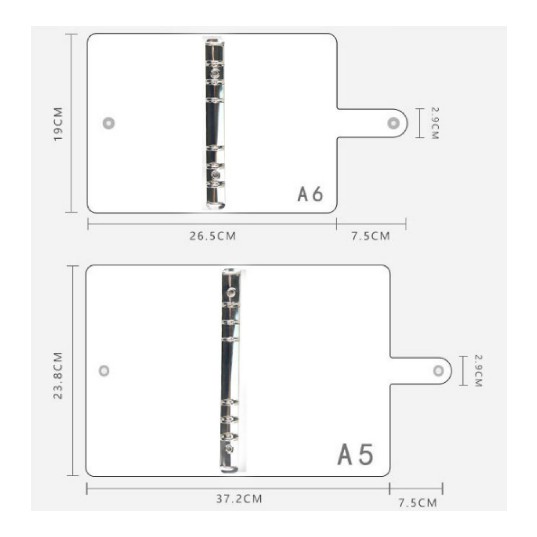 VỎ PLANNER HOLOGRAM(CÓ KÈM THƯỚC)