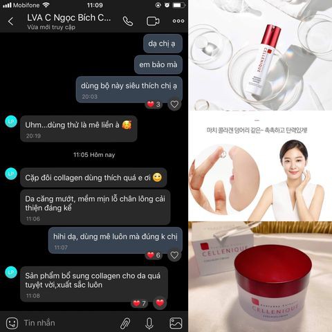 Bộ đôi chống lão hóa Tinh chất Cellenique Ampoule Collagen 40ml và Cream Collagen 50g