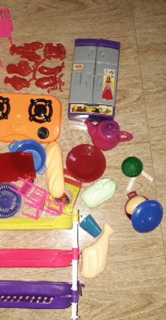 Sét bộ đồ chơi nhà bếp kệ chén Đồng sanh Việt Nam