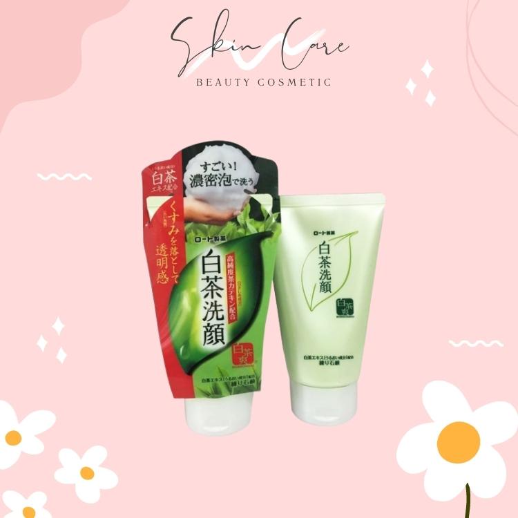 Sữa rửa mặt trà xanh Rohto Shirochasou 120g Hàng Nhật Nội Địa EBISU