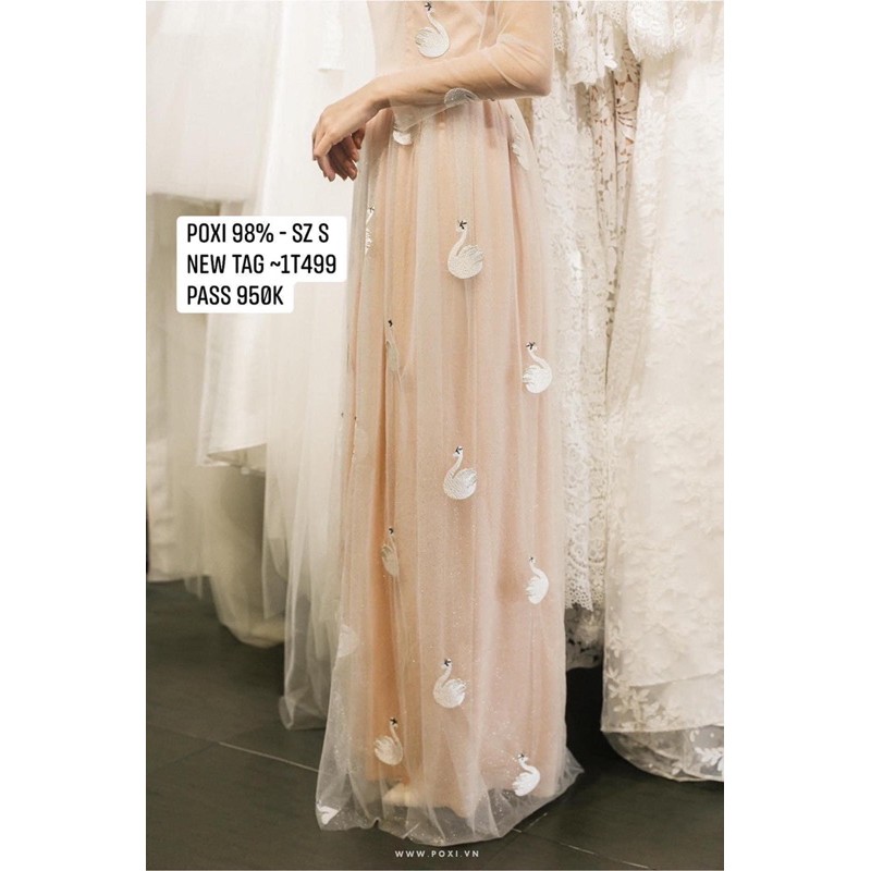 🔥Pass🔥 Váy dài POXI thiên nga