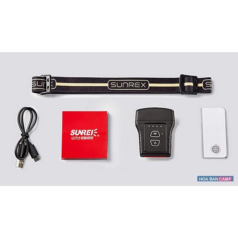 Đèn Pin Cảm Ứng Cắm Trại, Câu Cá Đa Năng SUNREI H100