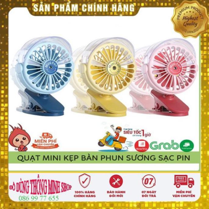 Quạt Phun Suơng Mini Sạc USB SPRAY FAN.